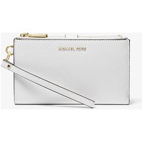 MK Portefeuille Adele en cuir grainé pour smartphone - BLANC OPTIQUE(BLANC) - Michael Kors luxe