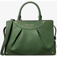 MK Sac Enzo de taille moyenne en cuir – AMAZON GREEN – Michael Kors