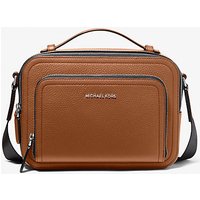 MK Sac à bandoulière Hudson en cuir grainé - VALISE(MARRON) - Michael Kors luxe