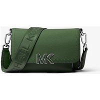 MK Sac à bandoulière Hudson en cuir texturé – AMAZON GREEN – Michael Kors