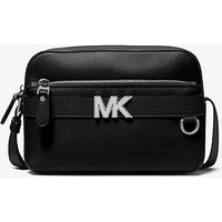 MK Sac à bandoulière Hudson fonctionnel en cuir grainé – NOIR(NOIR) – Michael Kors