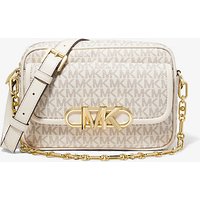 MK Sac à bandoulière Parker de taille moyenne à logo – VAN/CREAM – Michael Kors