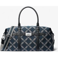 MK Sac marin Varick en jacquard à logo Empire - BLEU MARINE(BLEU) - Michael Kors luxe