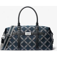 MK Sac marin Varick en jacquard à logo Empire – BLEU MARINE(BLEU) – Michael Kors