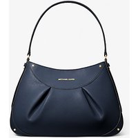 MK Sac porté épaule Enzo de taille moyenne en cuir grainé – BLEU MARINE(BLEU) – Michael Kors