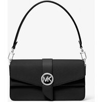 MK Sac porté épaule Greenwich de taille moyenne en cuir saffiano - NOIR(NOIR) - Michael Kors luxe