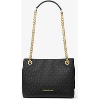 MK Sac porté épaule Jet Set de taille moyenne à chaîne avec logo – NOIR(NOIR) – Michael Kors