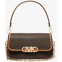 MK Sac porté épaule Parker de taille moyenne avec logo - MARRON - Michael Kors luxe