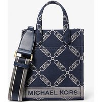 MK Très petit sac à bandoulière Gigi en jacquard avec logo Empire – BLEU MARINE MULTI(BLEU) – Michael Kors