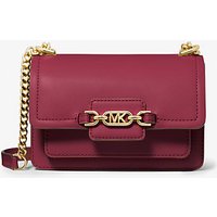 MK Très petit sac à bandoulière Heather en cuir - MÛRE(VIOLET) - Michael Kors luxe