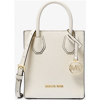 MK Très petit sac à bandoulière Mercer en cuir grainé – CRÈME CLAIRE(NATUREL) – Michael Kors