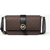 MK Très petit sac ceinture à bandoulière Greenwich à imprimé logo – MARRON/NOIR(MARRON) – Michael Kors