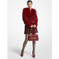 MK Veste courte en fausse fourrure - CRAMOISI(ROUGE) - Michael Kors luxe