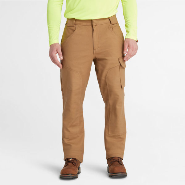 Pantalon utilitaire À Double Empiècement Morphix Timberland Pro Pour Homme En Jaune Jaune, Taille 42 x 34