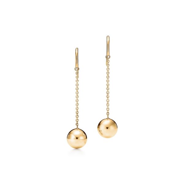 Pendants d’oreilles Ball Tiffany City HardWear en or 18 carats Tiffany & Co.