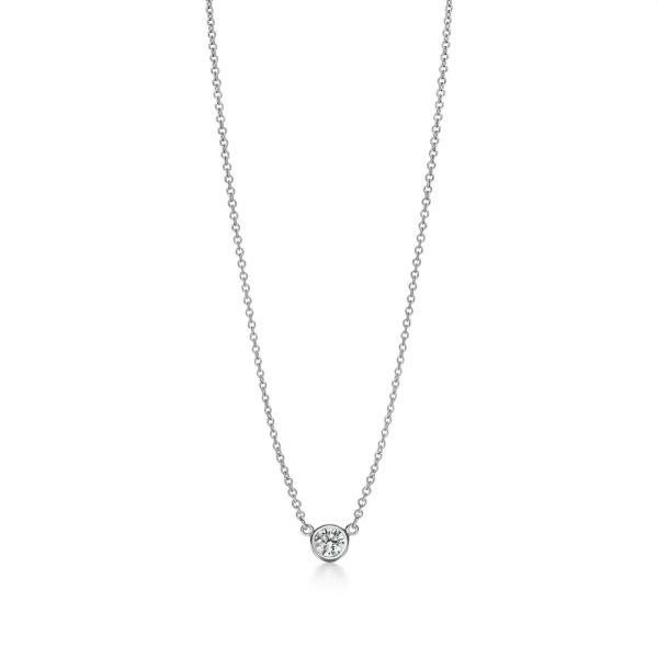 Pendentif Diamonds by the Yard Elsa Peretti en platine et diamant – Size 0.12 Tiffany & Co.