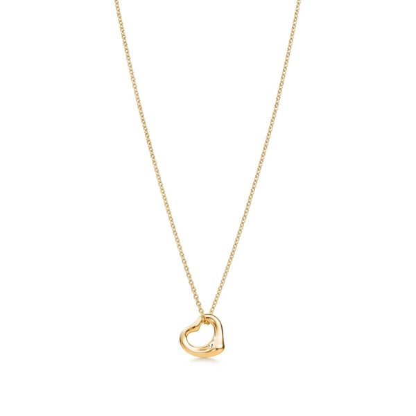 Pendentif Open Heart Elsa Peretti en or jaune 18 carats 11 mm – Size 11 mm Tiffany & Co.
