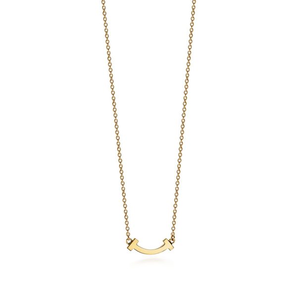 Pendentif Smile Tiffany T en or 18 carats Mini Tiffany & Co.