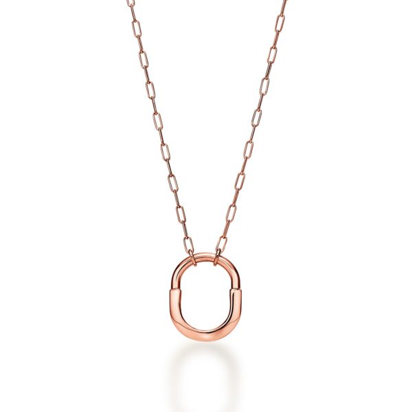 Pendentif Tiffany Lock en or rose 18 carats Medium Tiffany & Co.