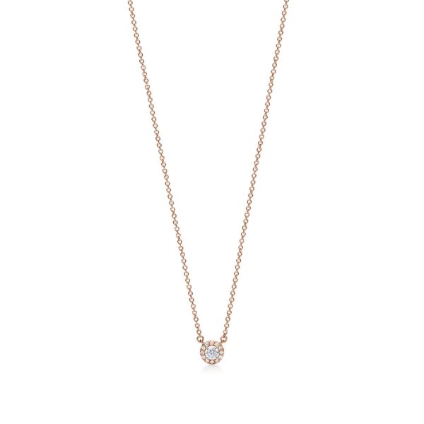 Pendentif Tiffany Soleste en or rose 18 carats et diamants Tiffany & Co.