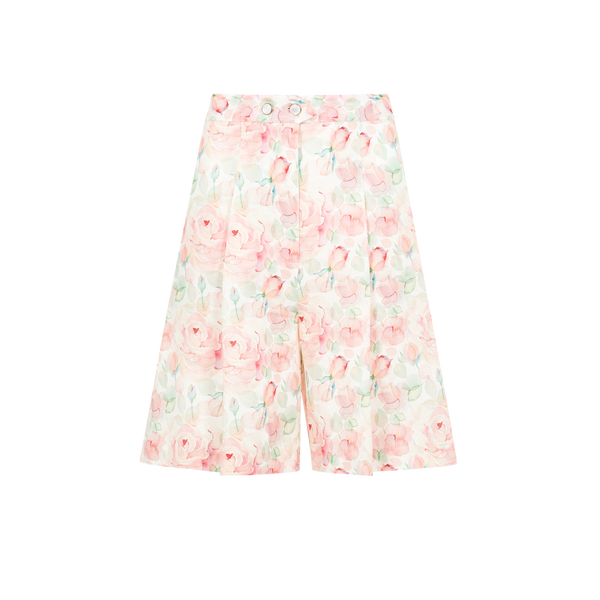 Short à fleurs en lin – Liya