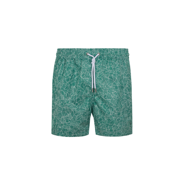 Short de bain Reflets en polyester recyclé – Apnee Paris
