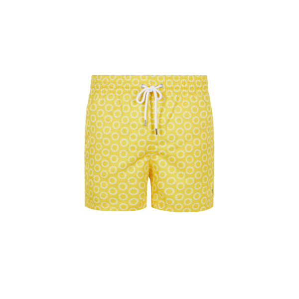 Short de bain imprimé en polyester recyclé – Apnee Paris