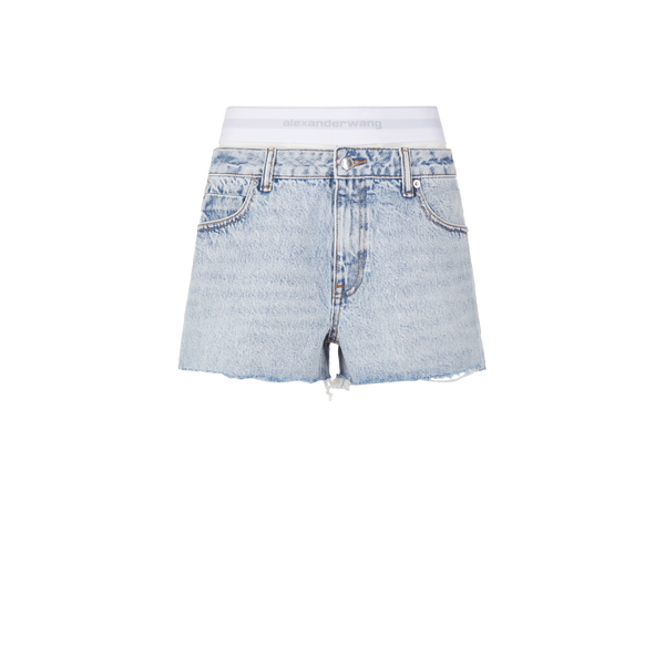 Short sous-vêtement apparent en jean – Alexander Wang