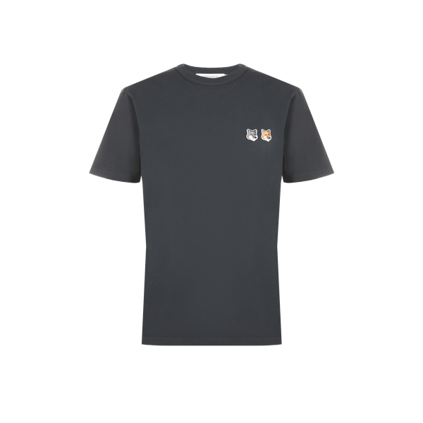 T-shirt Double Fox Head en coton – Maison Kitsuné