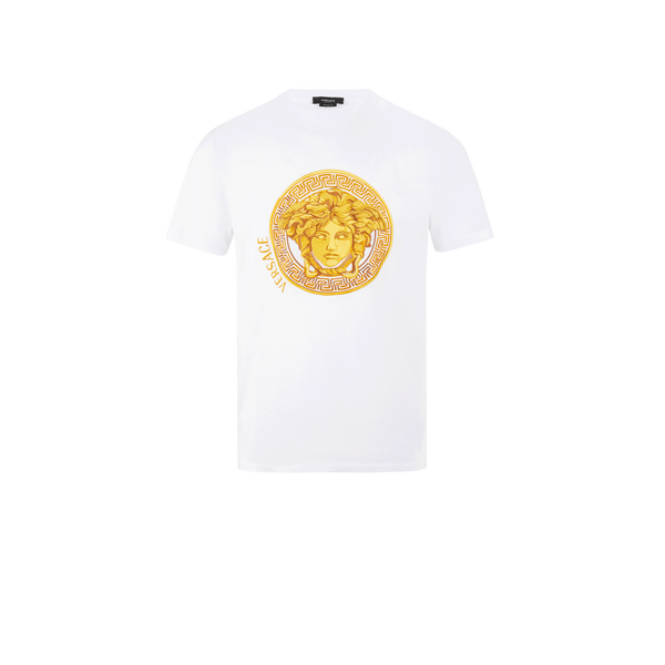 T-shirt brodé Médusa en coton – Versace