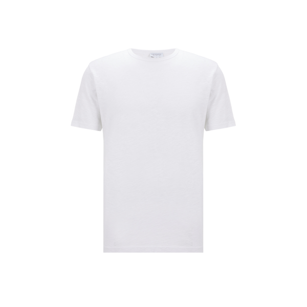 T-shirt en coton et lin – Sunspel