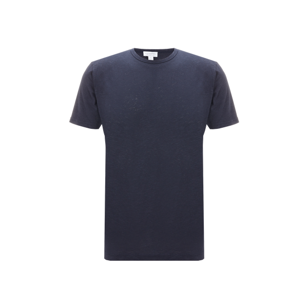 T-shirt en coton et lin – Sunspel