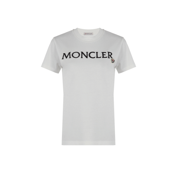 T-shirt logotypé en coton - Moncler