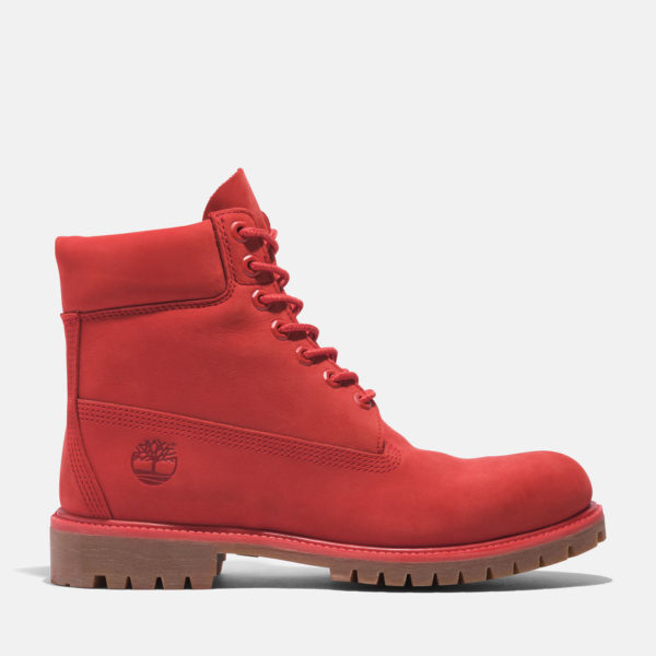 Timberland 50th Edition Premium 6-inch Boot Imperméables Pour Homme En Rouge Rouge, Taille 44