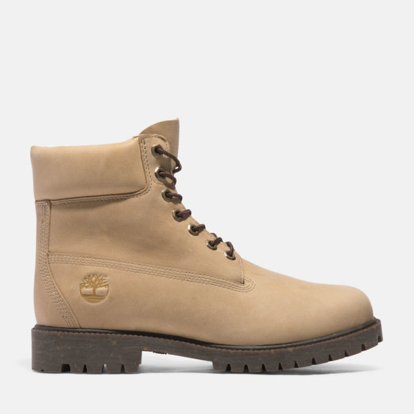 Timberland 6-inch Boot Heritage Pour Homme En Beige Beige, Taille 50