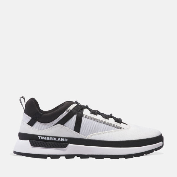 Timberland Basket Basse À Lacets Euro Trekker Pour Homme En Blanc Blanc