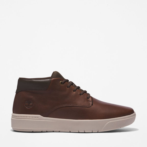 Timberland Bottine Chukka Seneca Bay Pour Homme En Marron Foncé Marron, Taille 41.5