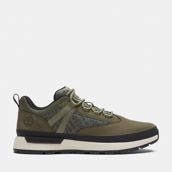 Timberland Chaussures De Randonnée Basses Euro Trekker Pour Homme En Vert Foncé Vert, Taille 42