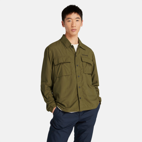 Timberland Chemise Déperlante Légère Pour Homme En Vert Vert, Taille XXL