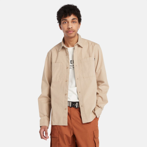 Timberland Chemise En Coton Windham Pour Homme En Beige Beige