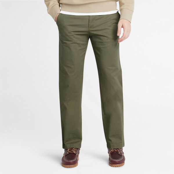 Timberland Chino Stretch Squam Lake Pour Homme En Vert Foncé Vert