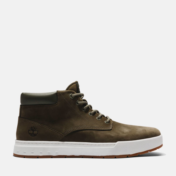 Timberland Chukka Maple Grove En Cuir Pour Homme En Vert Foncé Vert, Taille 47.5