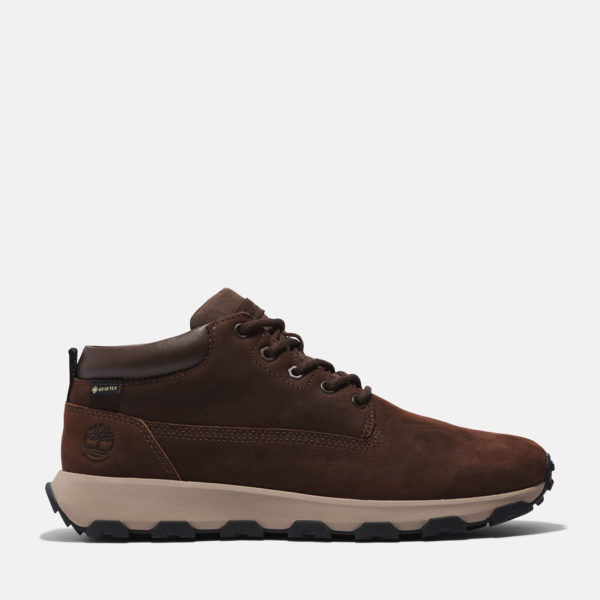 Timberland Chukka Windsor Park Gore-tex Pour Homme En Marron Foncé Marron, Taille 45.5