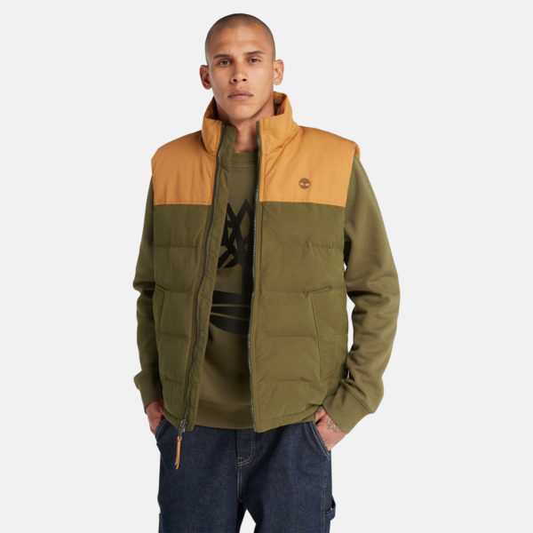 Timberland Doudoune Sans Manches Welch Mountain Pour Homme En Vert Vert