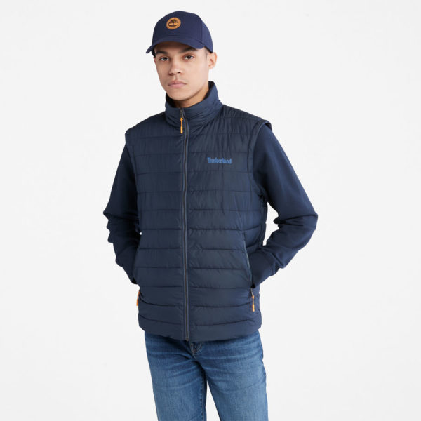 Timberland Gilet Axis Peak Imperméable Et Repliable Pour Homme En Bleu Marine Bleu Marine