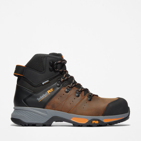 Timberland Hiker De Travail À Bout Composite Switchback Pour Homme En Marron Marron, Taille 47