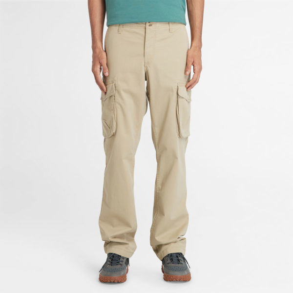 Timberland Pantalon Cargo En Sergé Pour Homme En Beige Beige