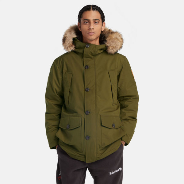 Timberland Parka Scar Ridge Avec Technologie Dryvent Pour Homme En Vert Vert, Taille XXL