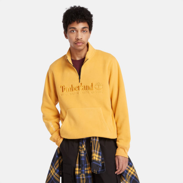 Timberland Polaire À Col Zippé Polartec 200 Series Pour Homme En Jaune Jaune
