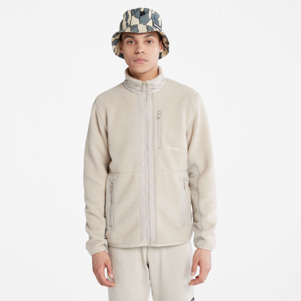 Timberland Polaire À Poil Longs Pour Homme En Beige Beige
